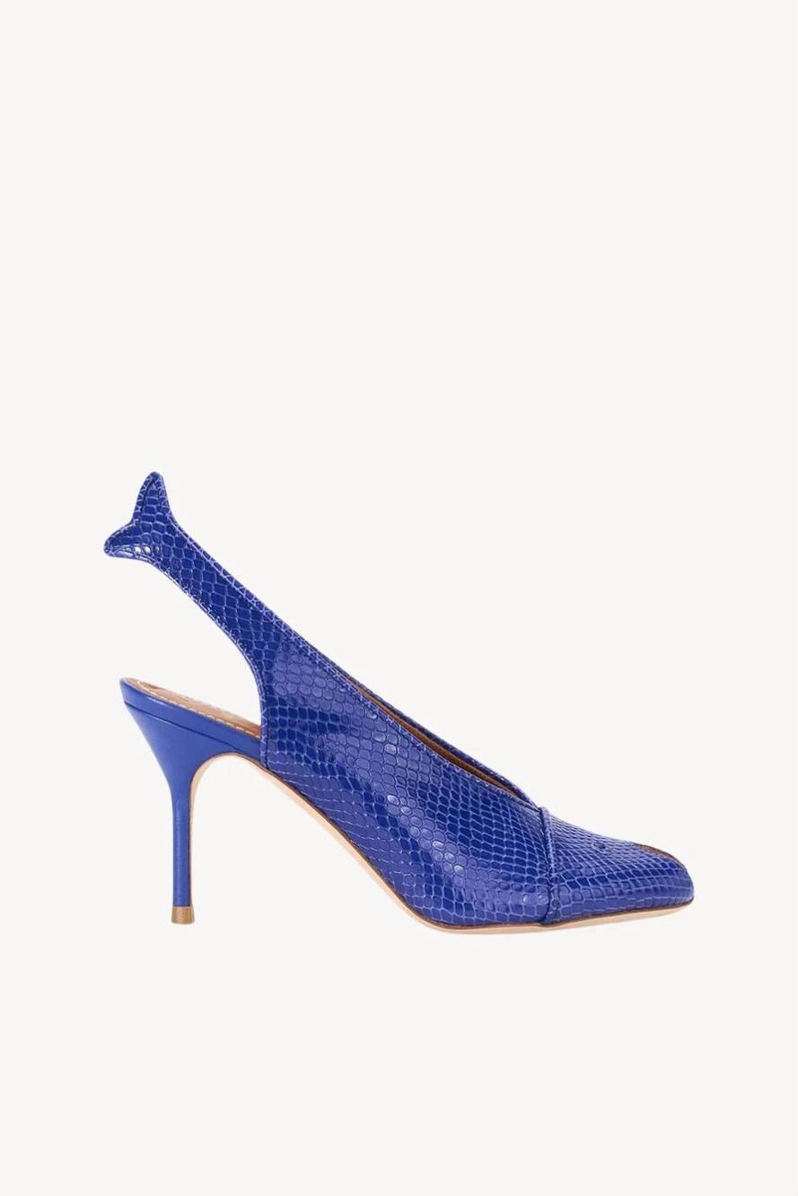 NEW STAUD women's cleo fish heel in cobalt